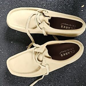 Clarks ORIGINALS Mens Wallabee Suede Maple Shoes 8.5 US